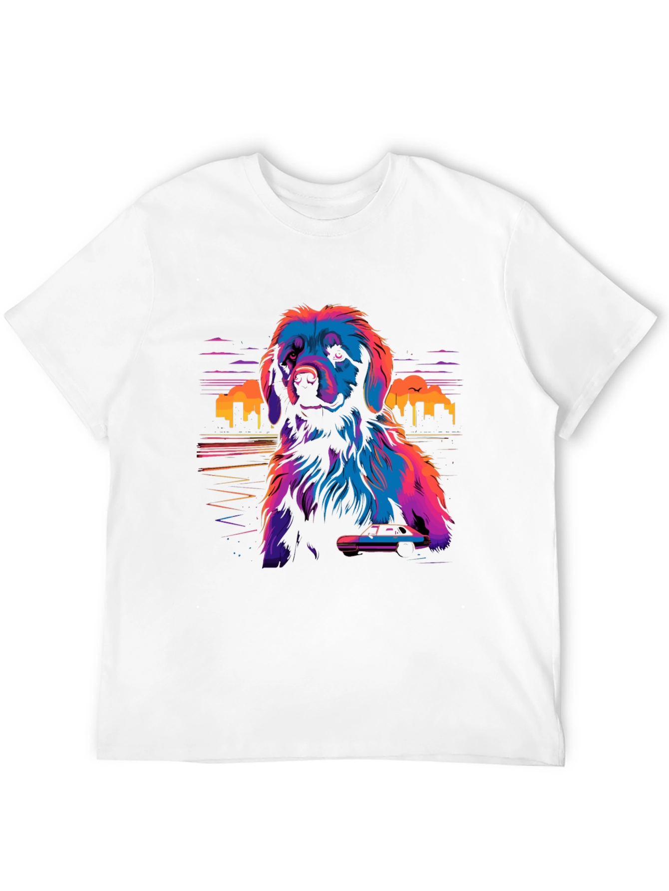 Vaporwave Dog T-Shirt - Retro Style
