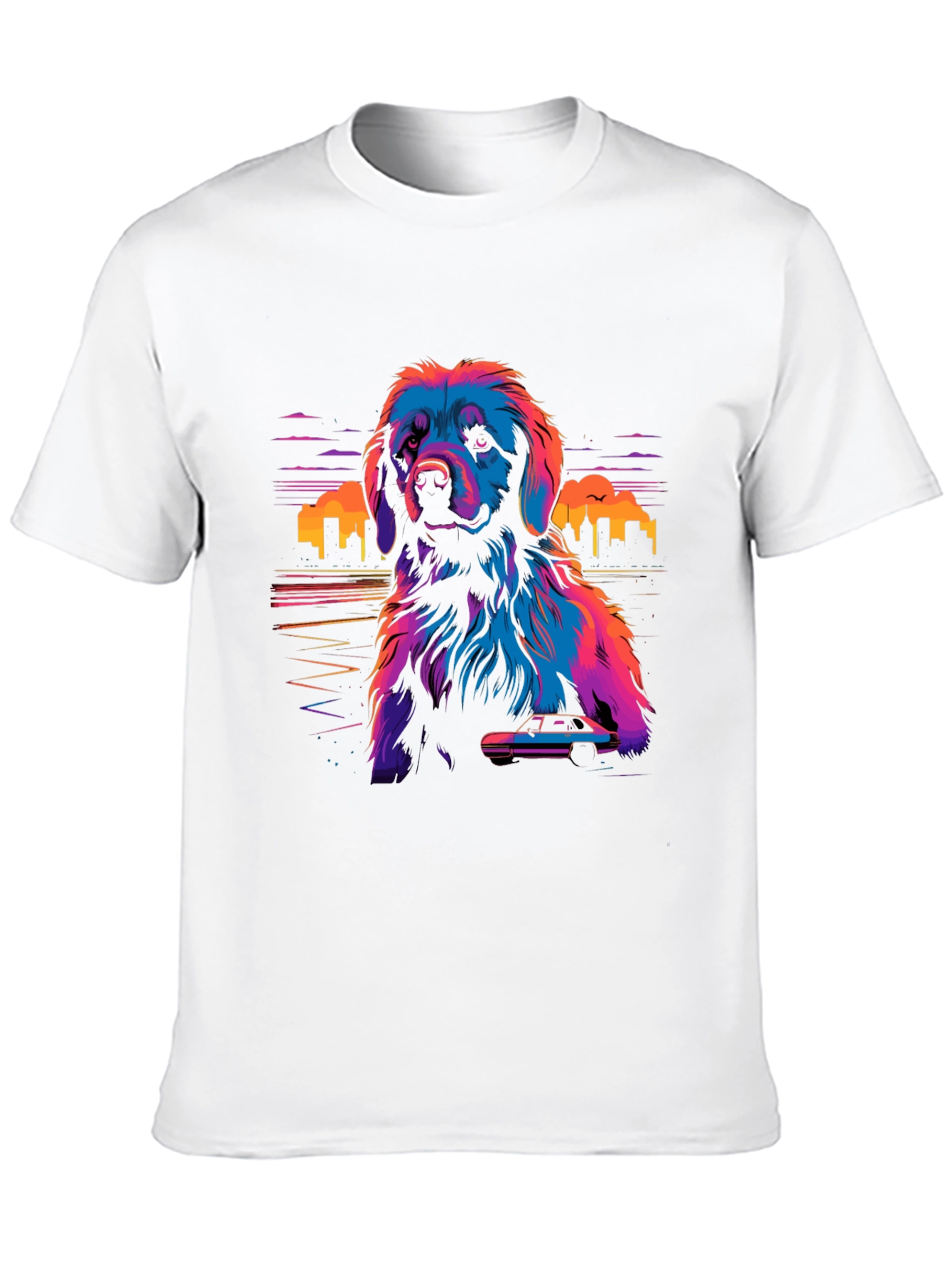 Vaporwave Dog T-Shirt - Retro Style