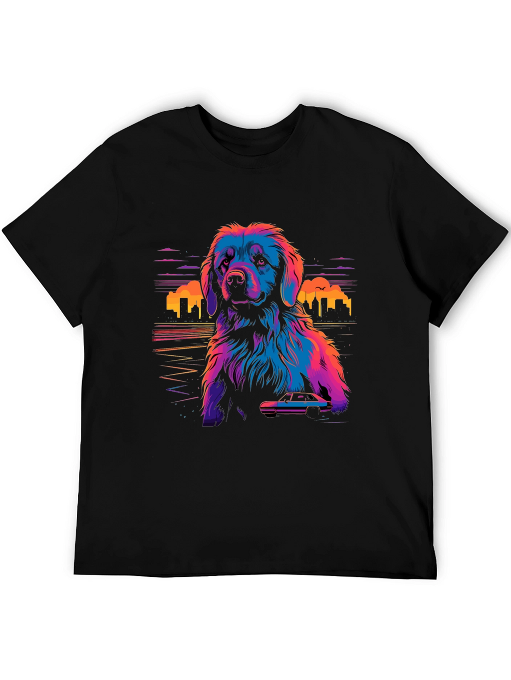 Vaporwave Dog T-Shirt - Retro Style
