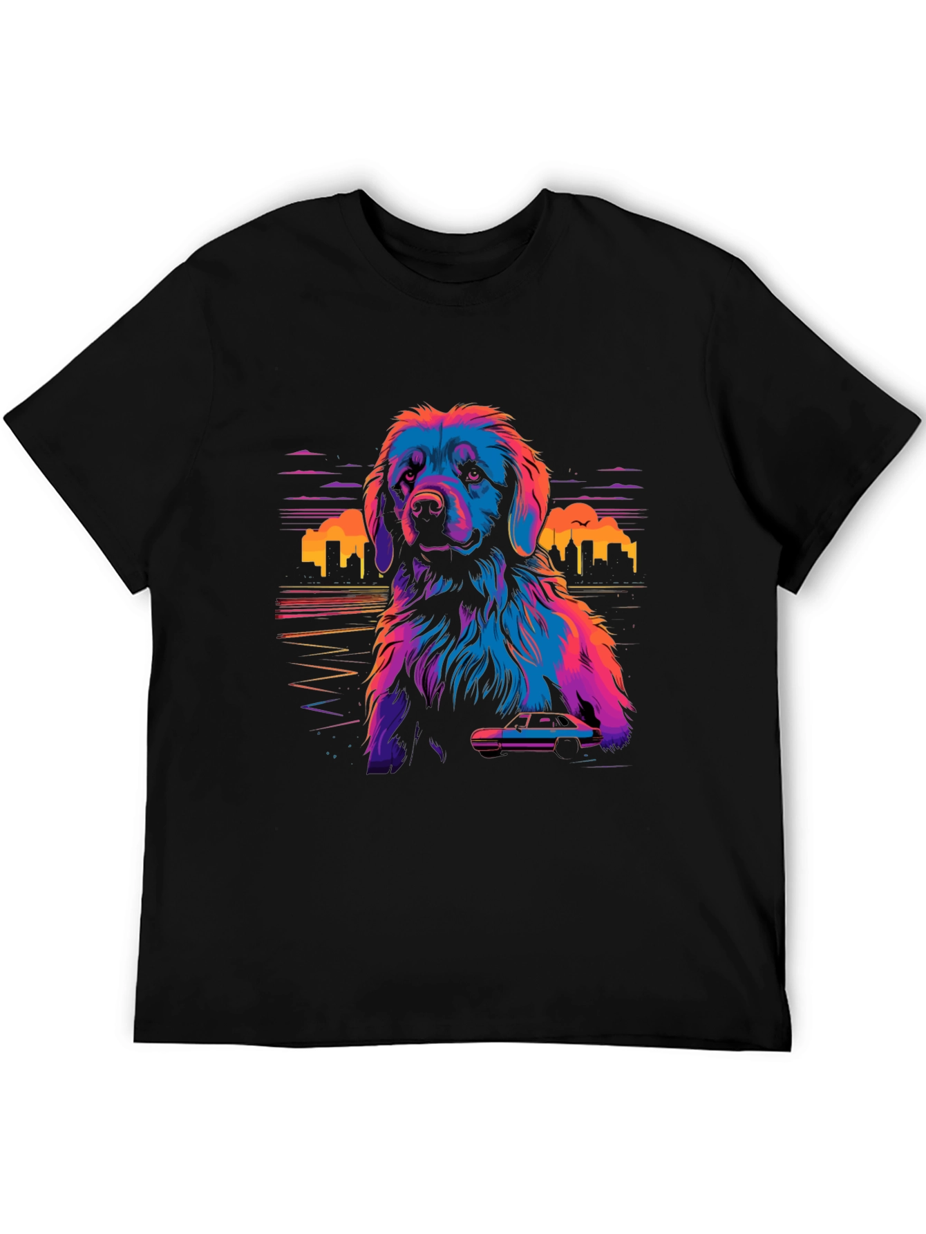 Vaporwave Dog T-Shirt - Retro Style