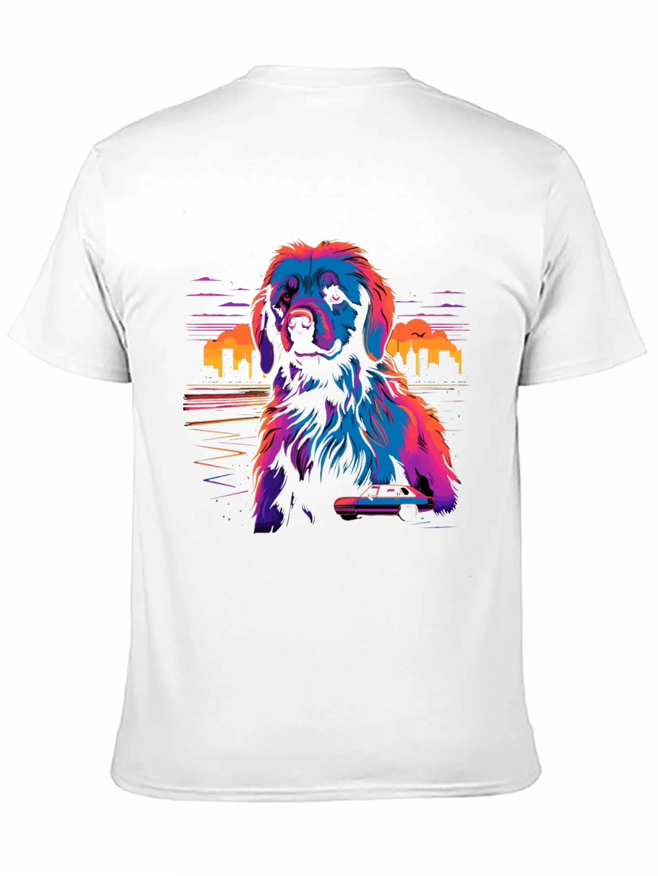 Vaporwave Dog T-Shirt - Retro Style