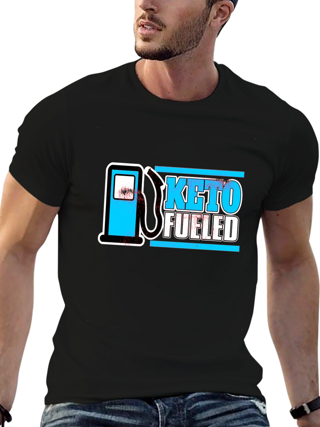 Keto Fueled Black T-Shirt