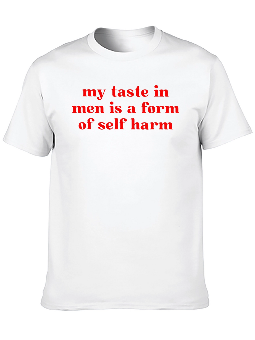 Self-Harm Taste Mens Black T-Shirt