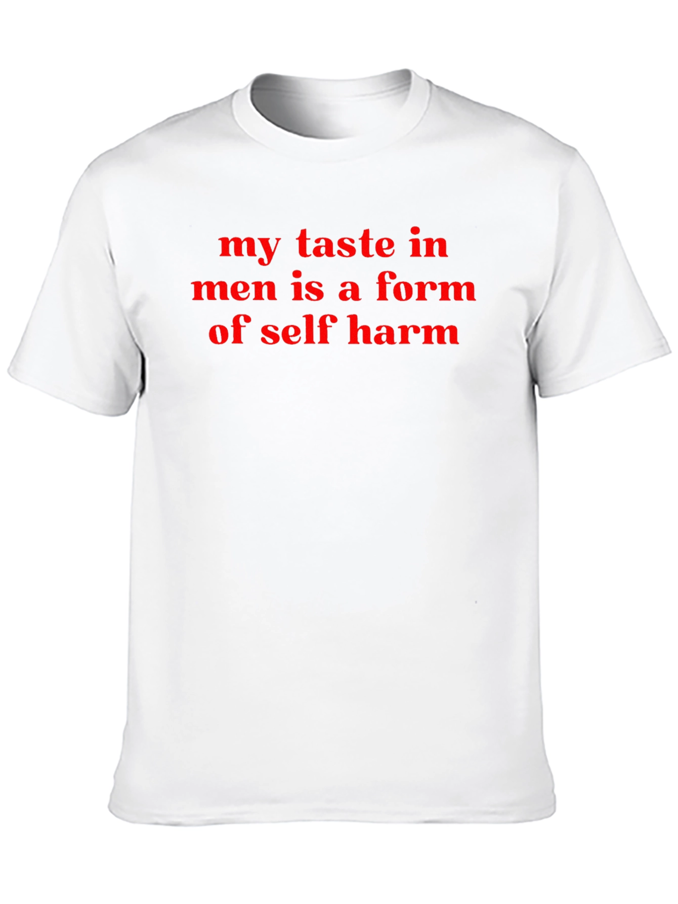 Self-Harm Taste Mens Black T-Shirt