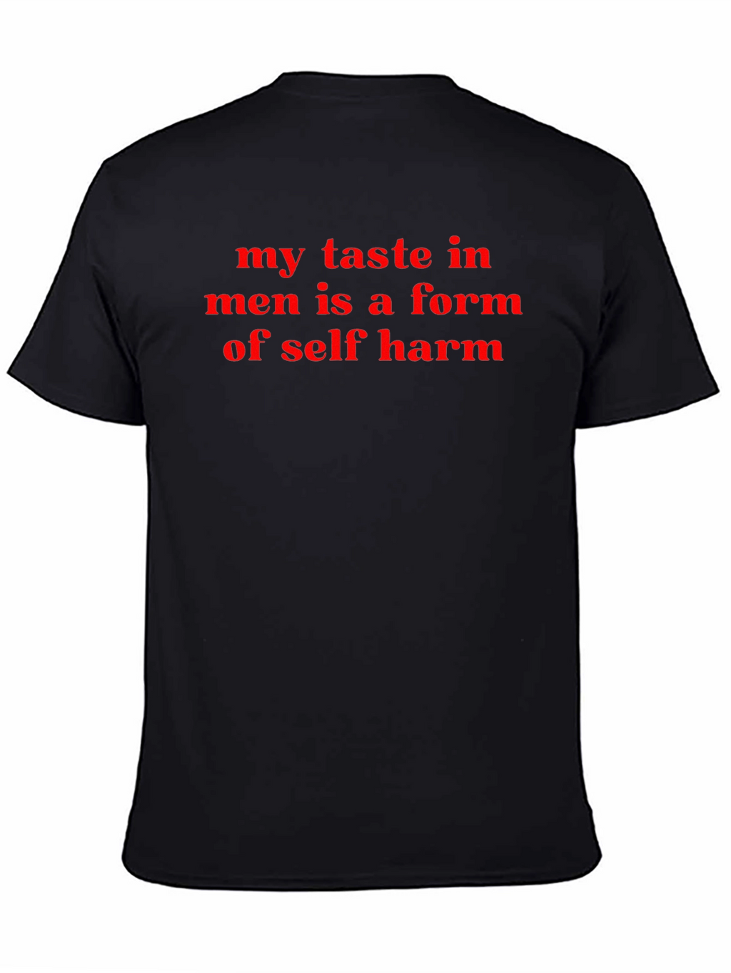Self-Harm Taste Mens Black T-Shirt