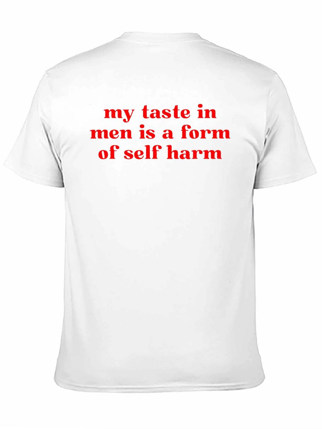 Self-Harm Taste Mens Black T-Shirt