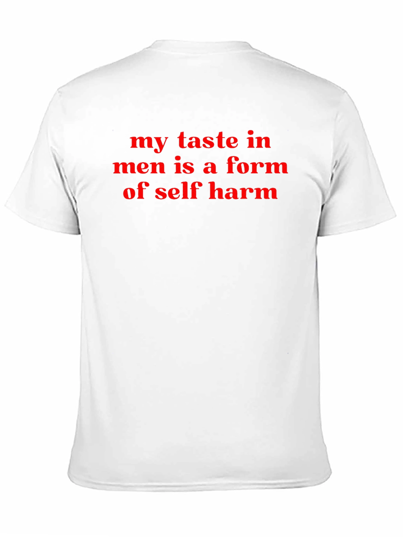 Self-Harm Taste Mens Black T-Shirt