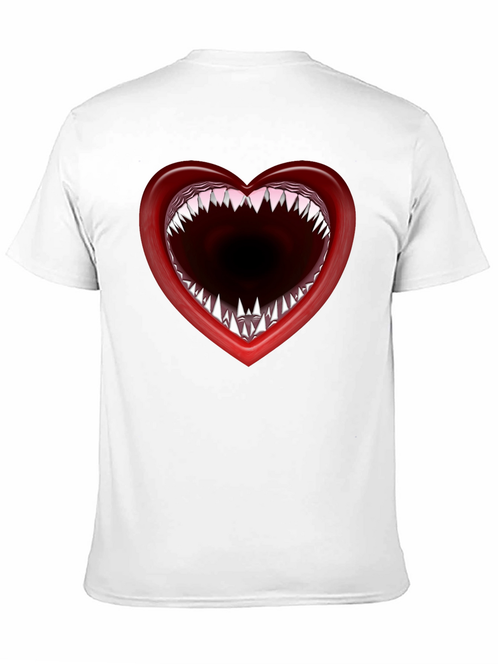 Heart Mouth T-Shirt - Edgy Graphic Tee
