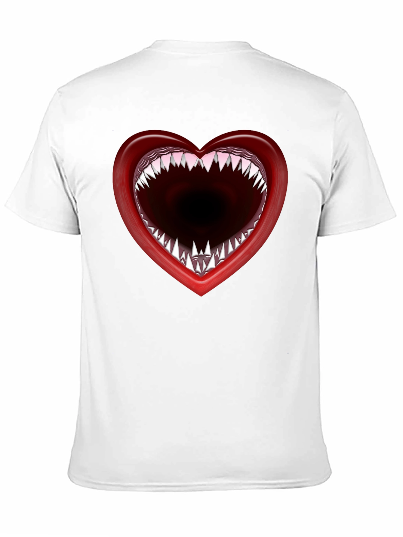 Heart Mouth T-Shirt - Edgy Graphic Tee