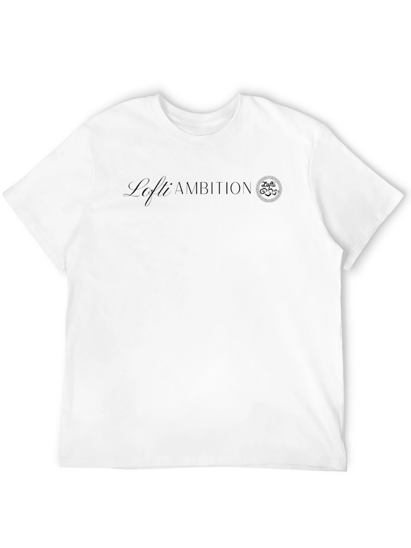 Lofti Ambition Black Graphic T-Shirt