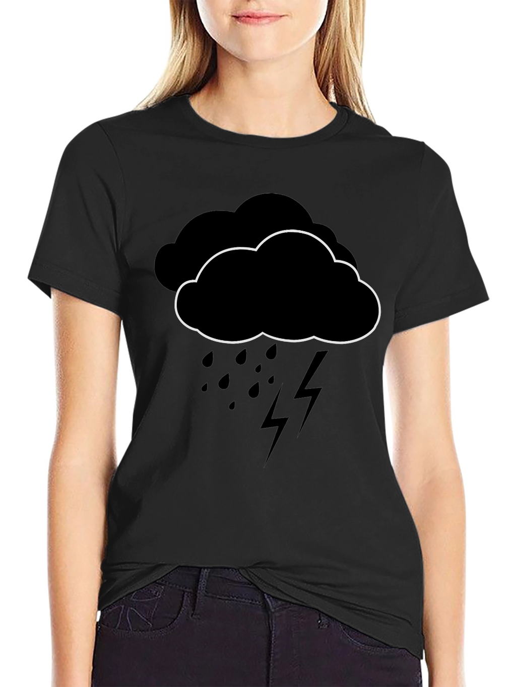 Rainy Day Cloud Graphic T-Shirt