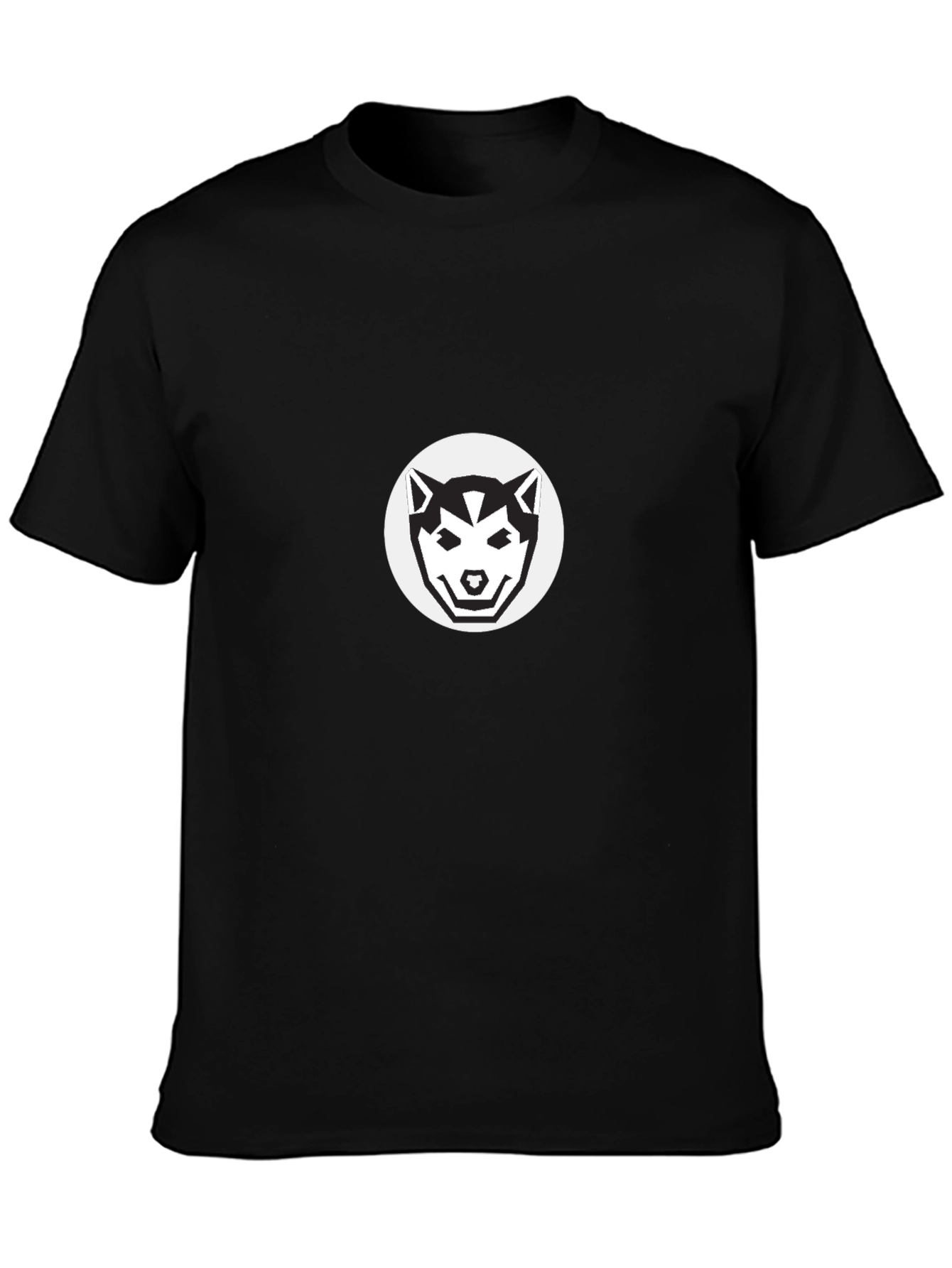 Black Husky Graphic Tee - Modern Dog Lovers Style