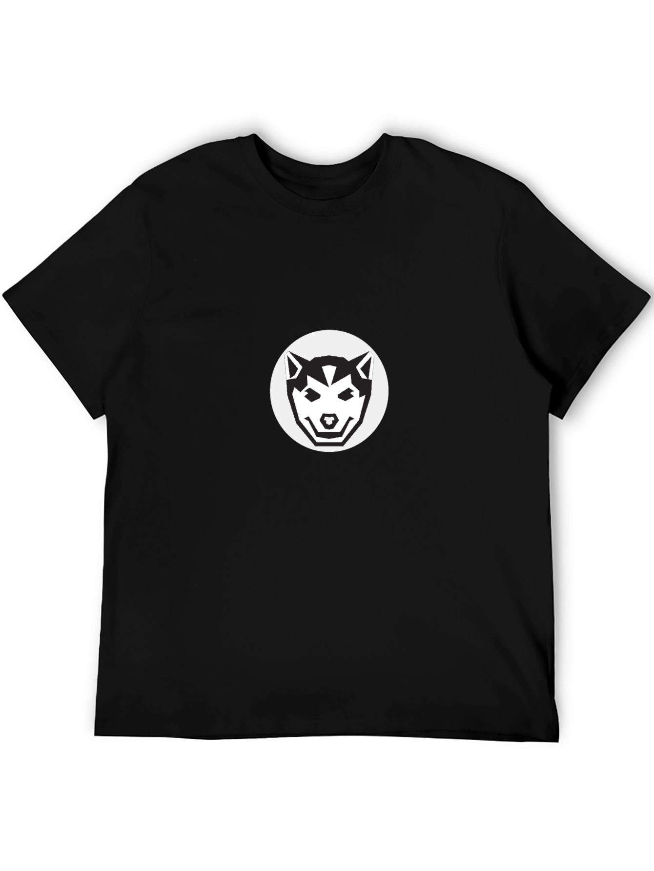 Black Husky Graphic Tee - Modern Dog Lovers Style