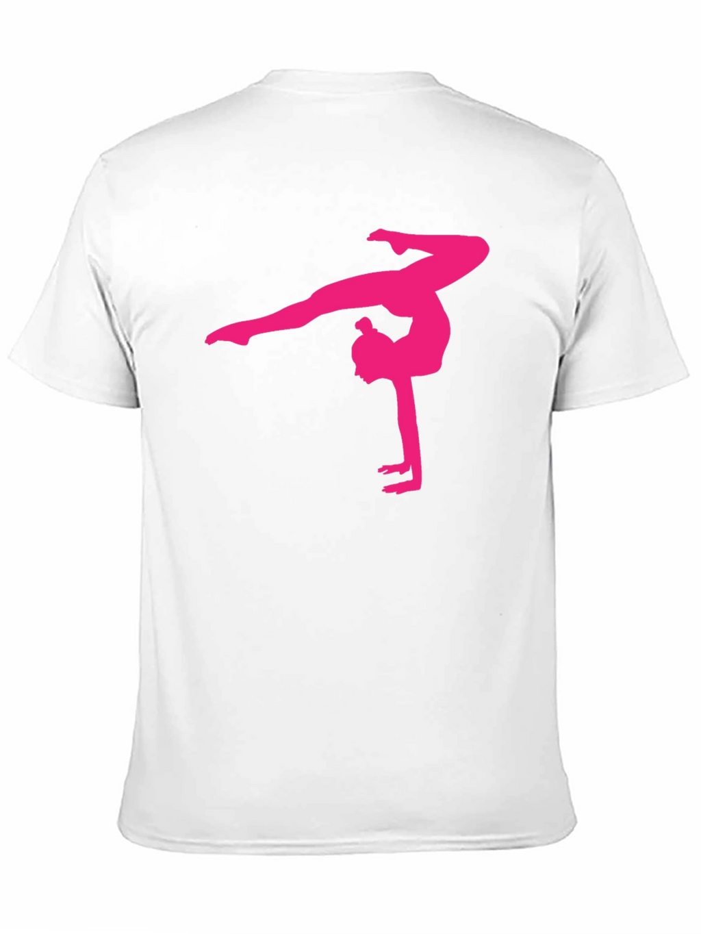 Gymnast Silhouette Graphic Tee - Stylish Comfort