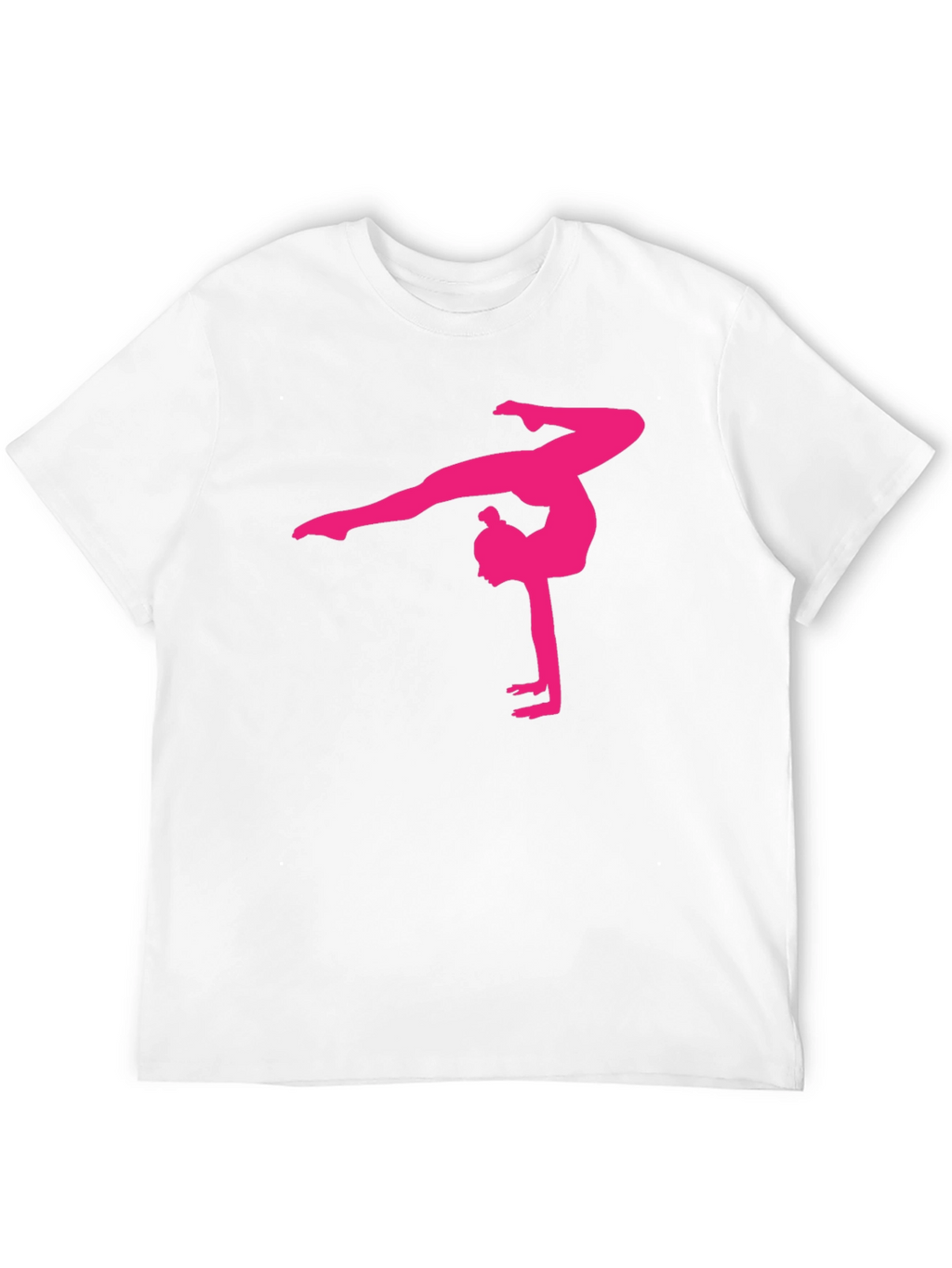Gymnast Silhouette Graphic Tee - Stylish Comfort