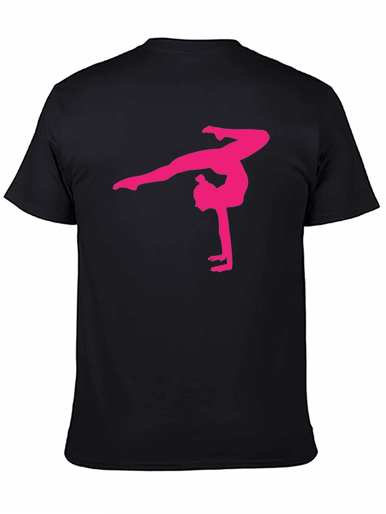 Gymnast Silhouette Graphic Tee - Stylish Comfort
