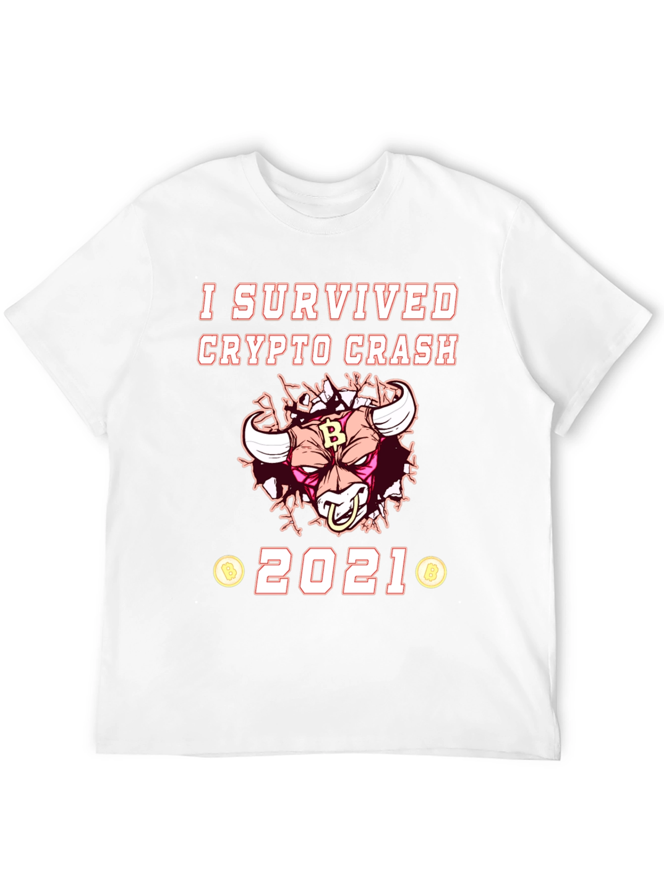 Crypto Crash 2021 Survivor T-Shirt