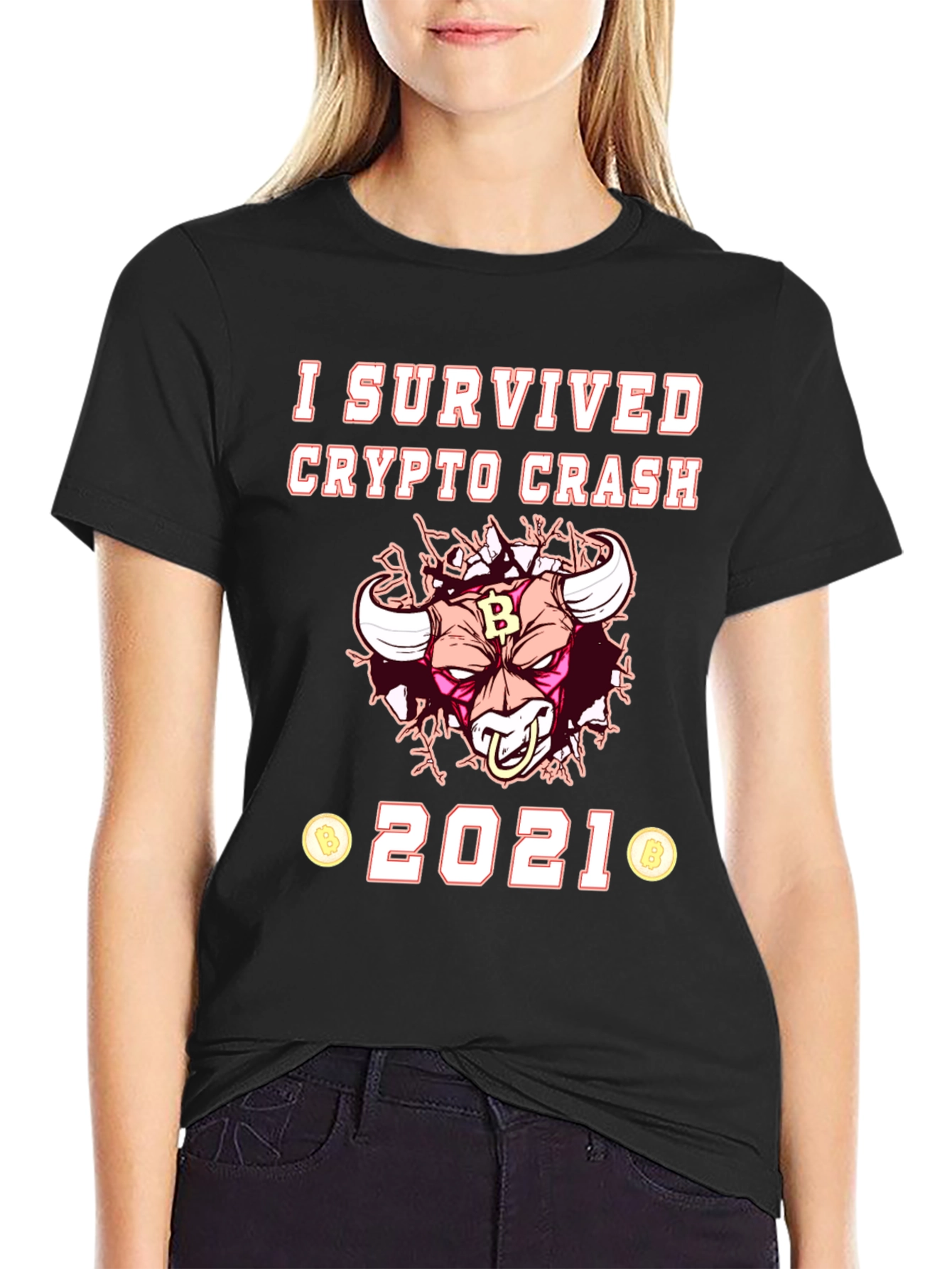 Crypto Crash 2021 Survivor T-Shirt