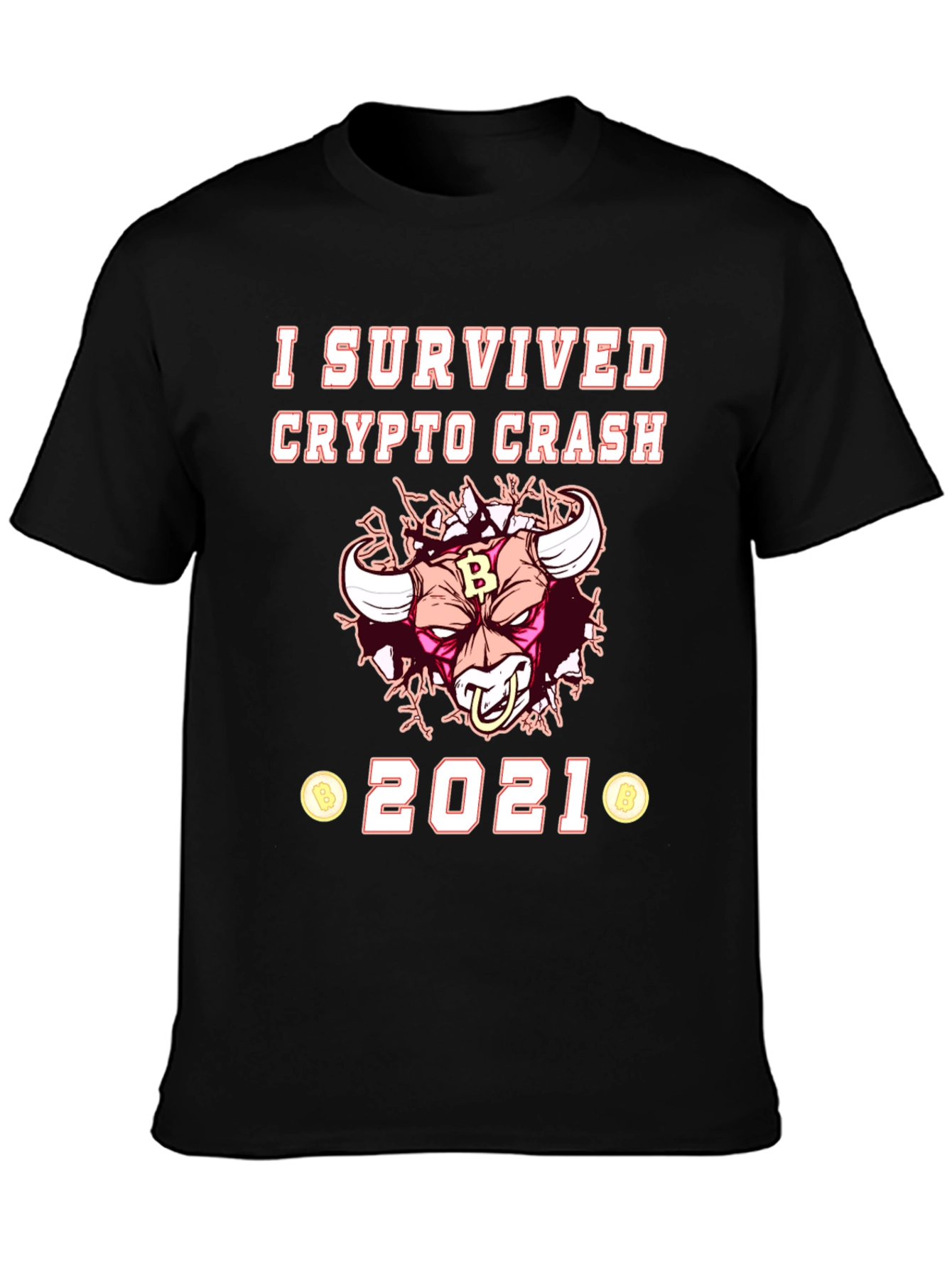 Crypto Crash 2021 Survivor T-Shirt