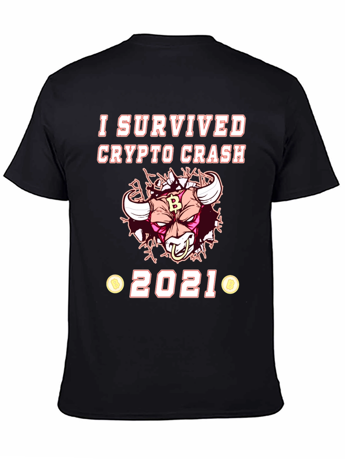 Crypto Crash 2021 Survivor T-Shirt