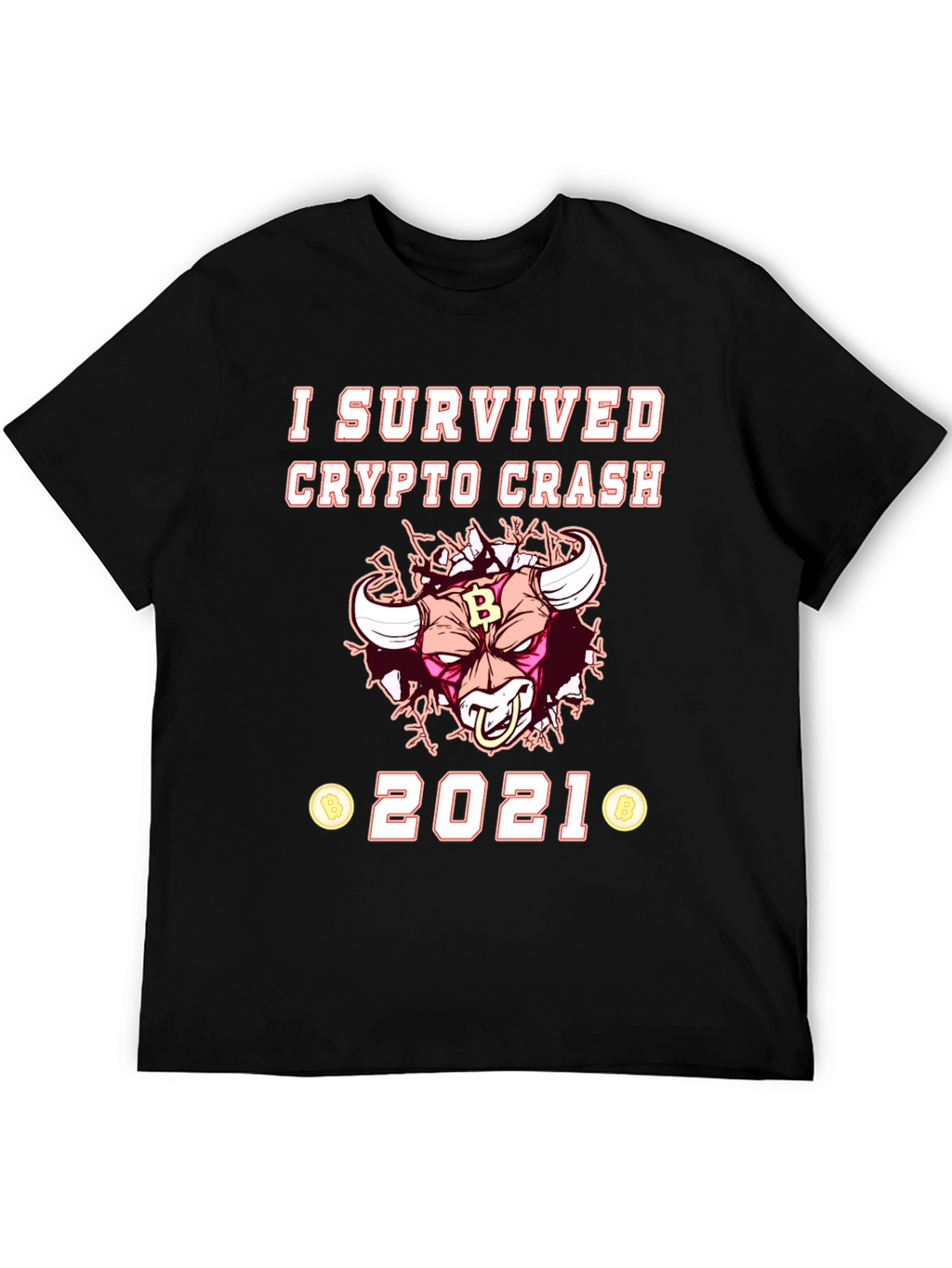 Crypto Crash 2021 Survivor T-Shirt