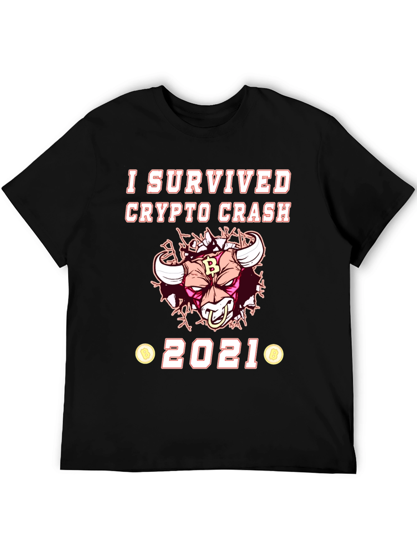 Crypto Crash 2021 Survivor T-Shirt