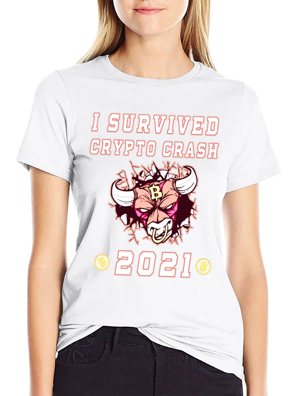 Crypto Crash 2021 Survivor T-Shirt