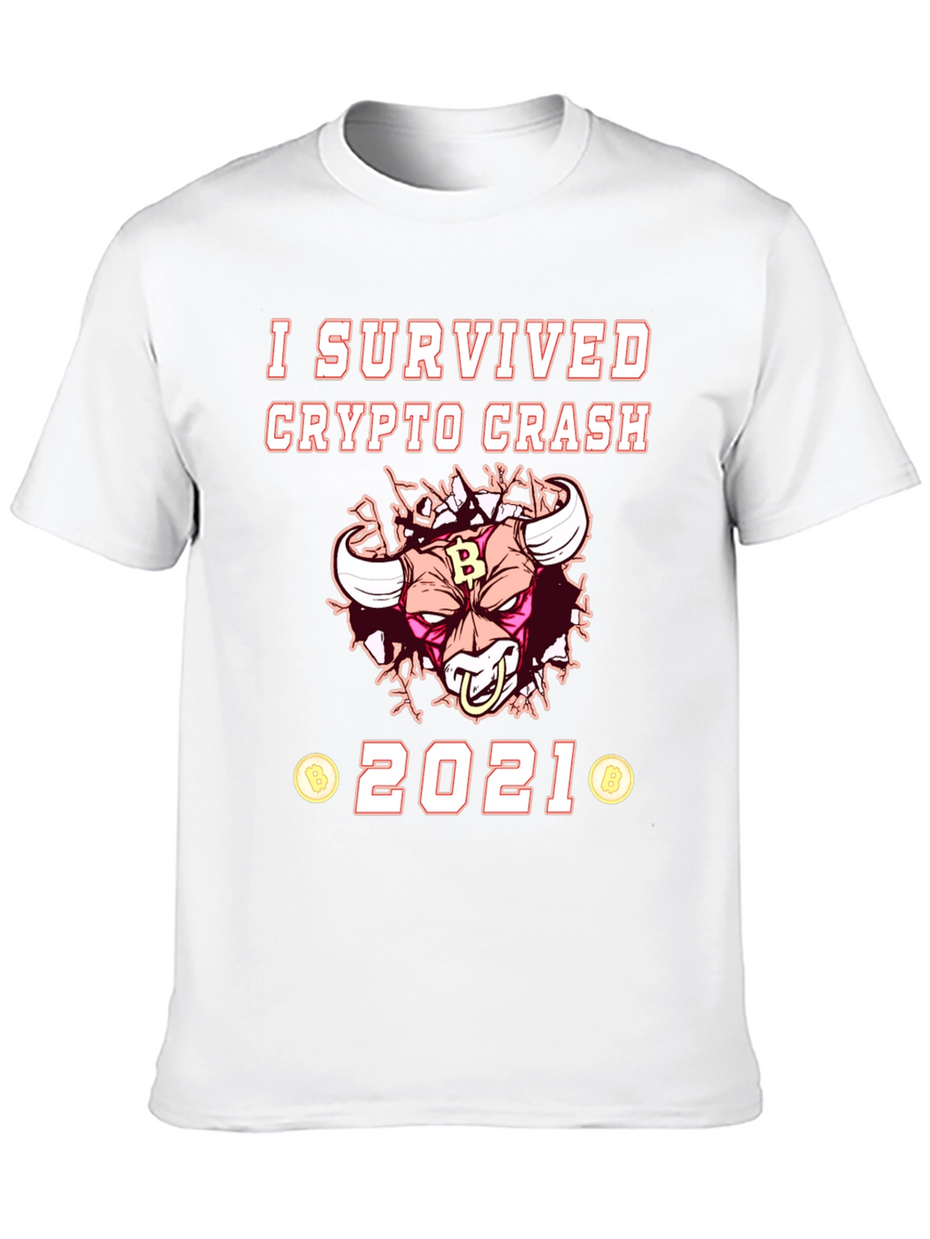 Crypto Crash 2021 Survivor T-Shirt