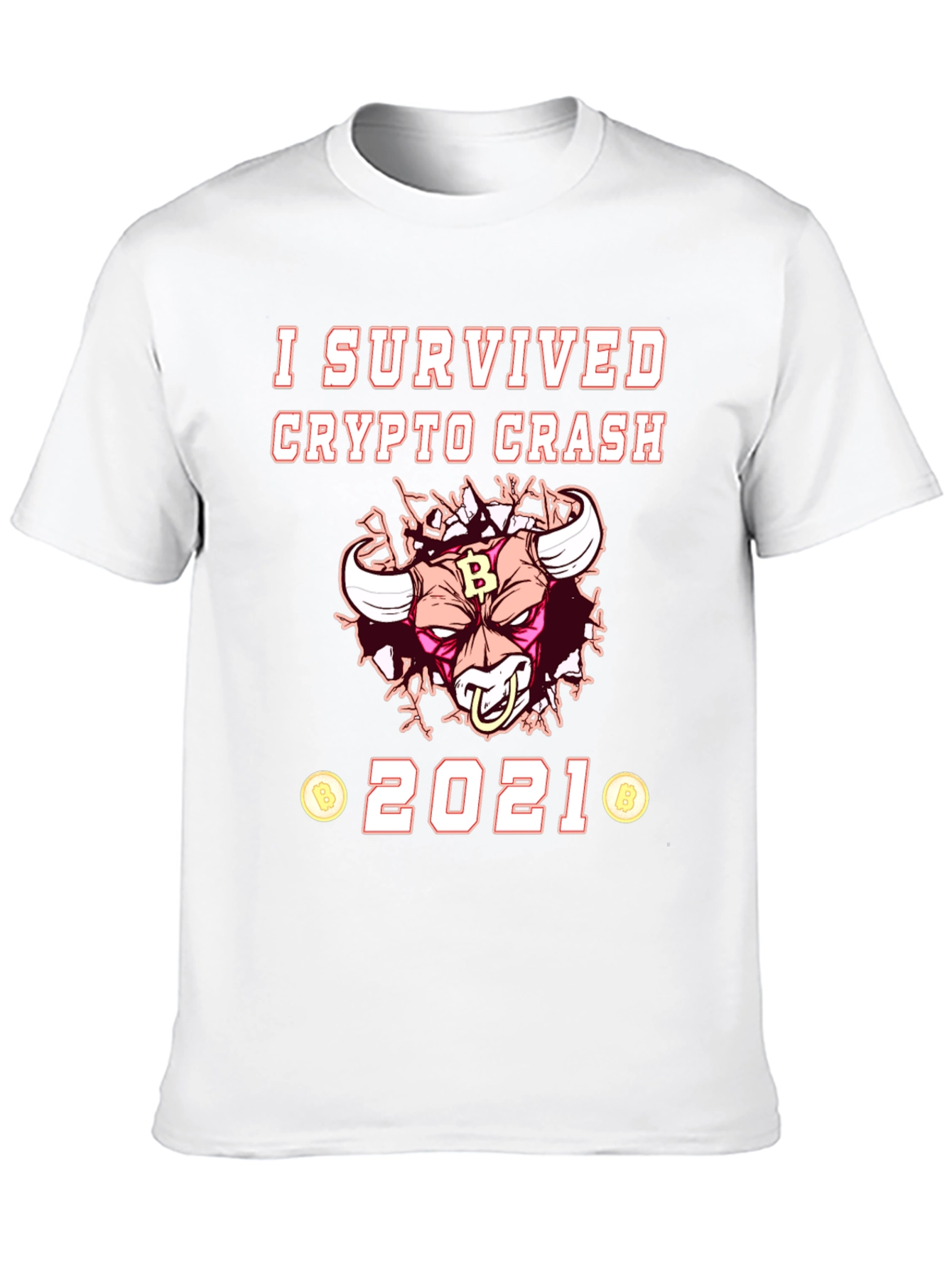 Crypto Crash 2021 Survivor T-Shirt