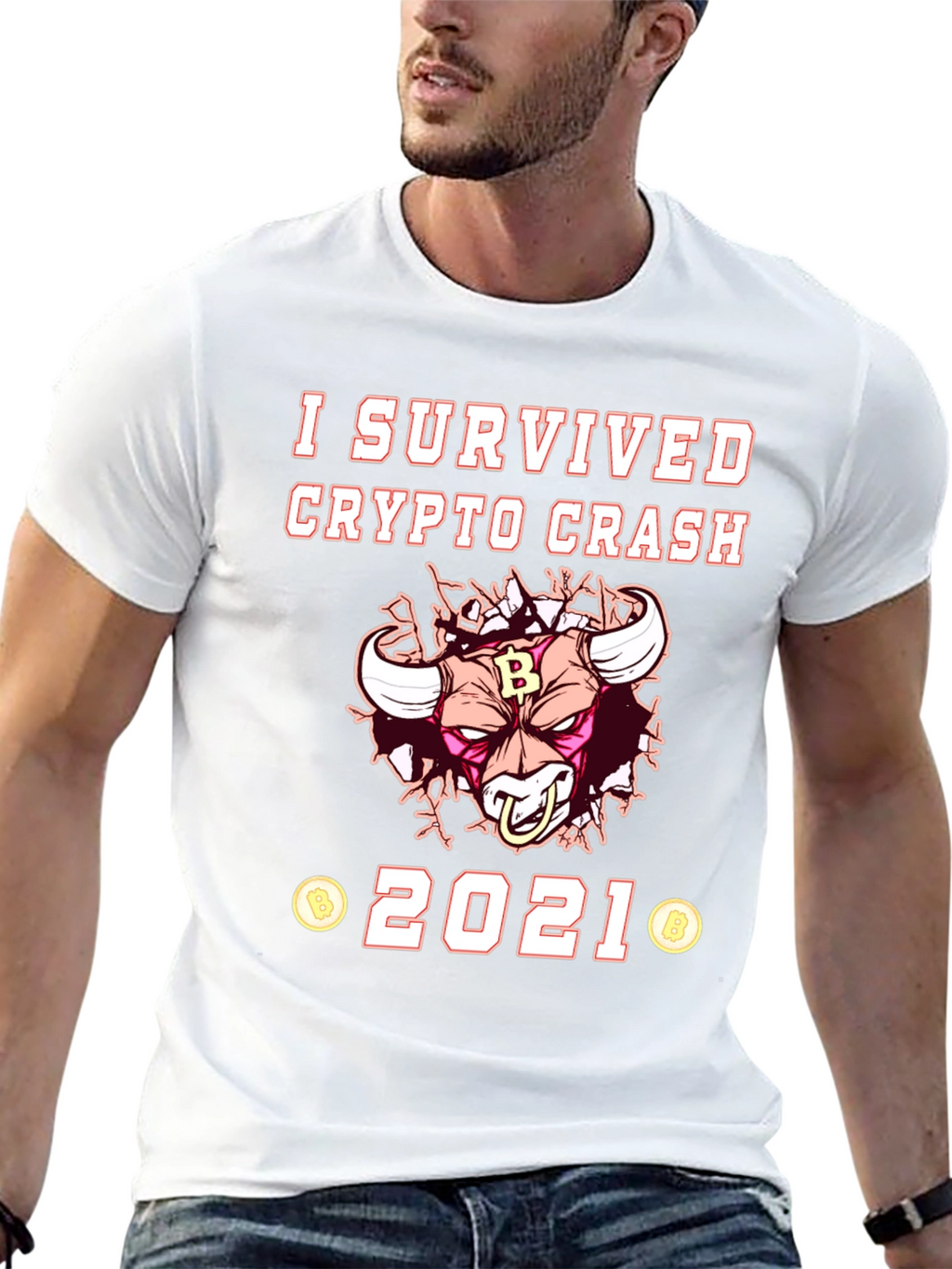 Crypto Crash 2021 Survivor T-Shirt