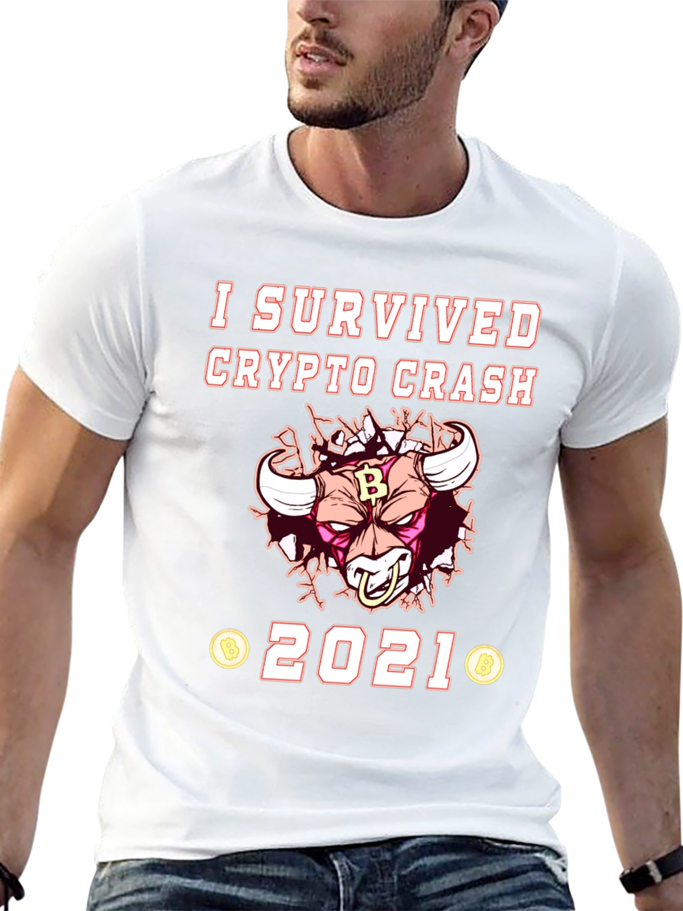 Crypto Crash 2021 Survivor T-Shirt