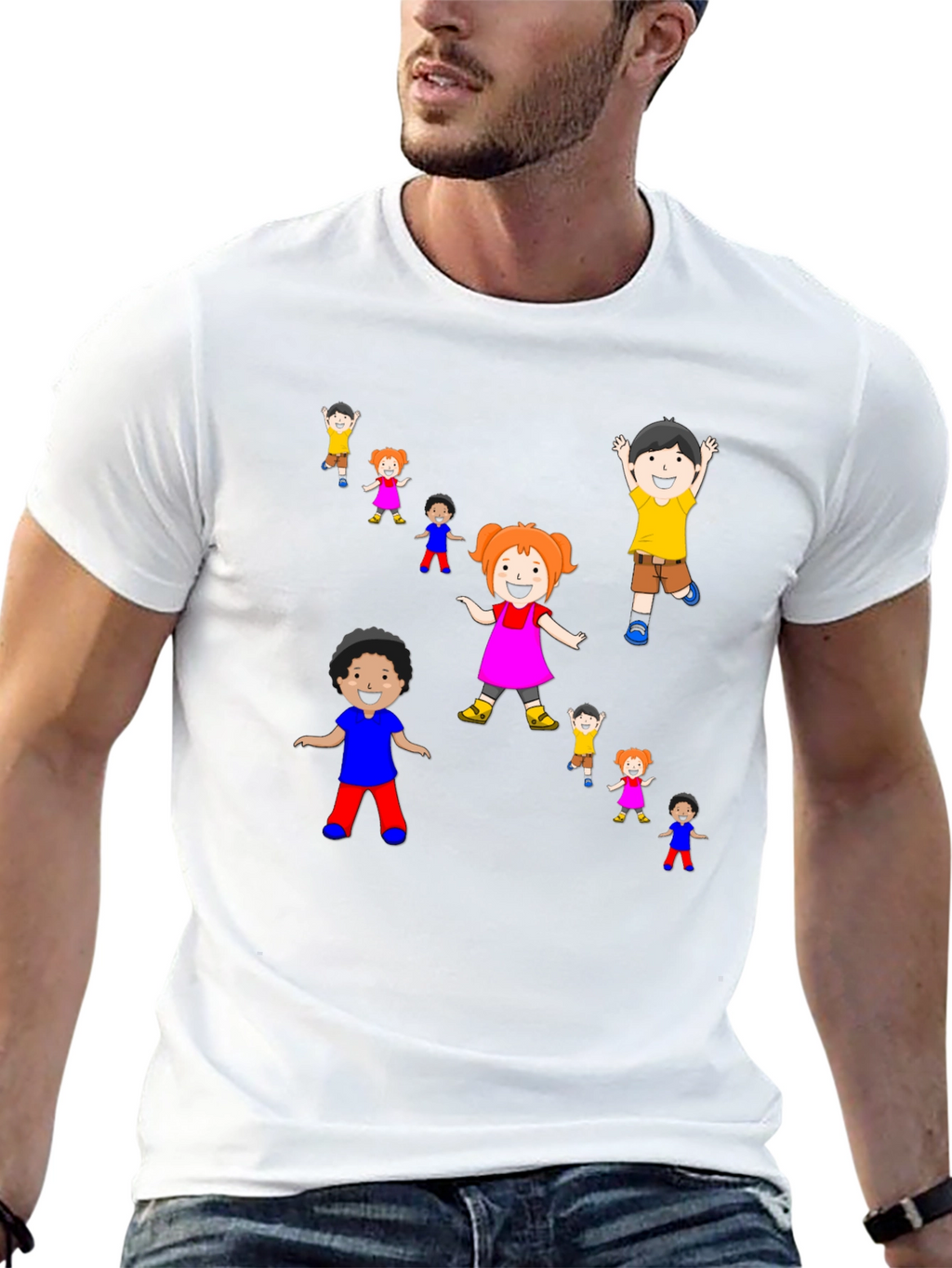 Fun Kids Graphic Print T-Shirt