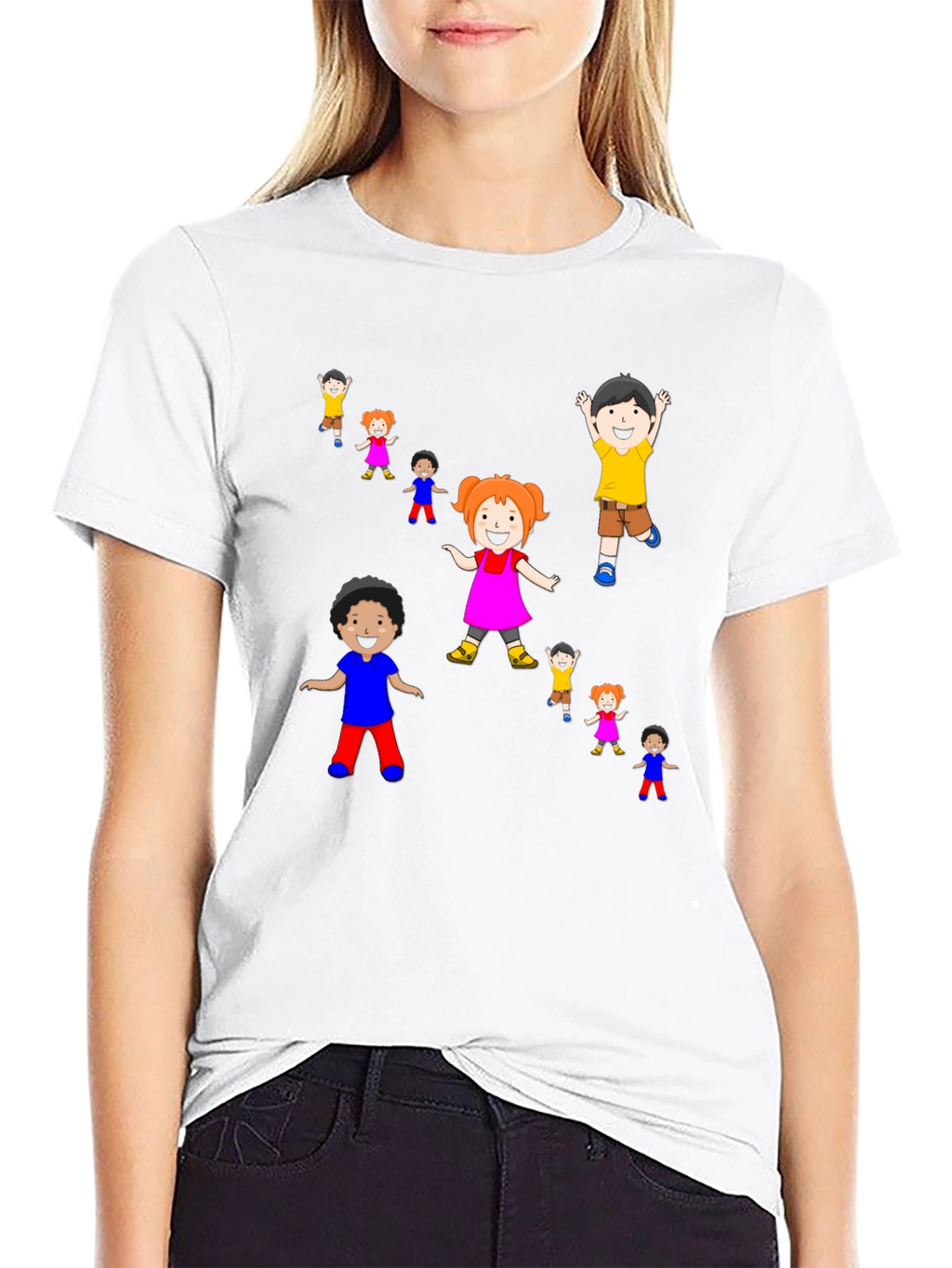 Fun Kids Graphic Print T-Shirt