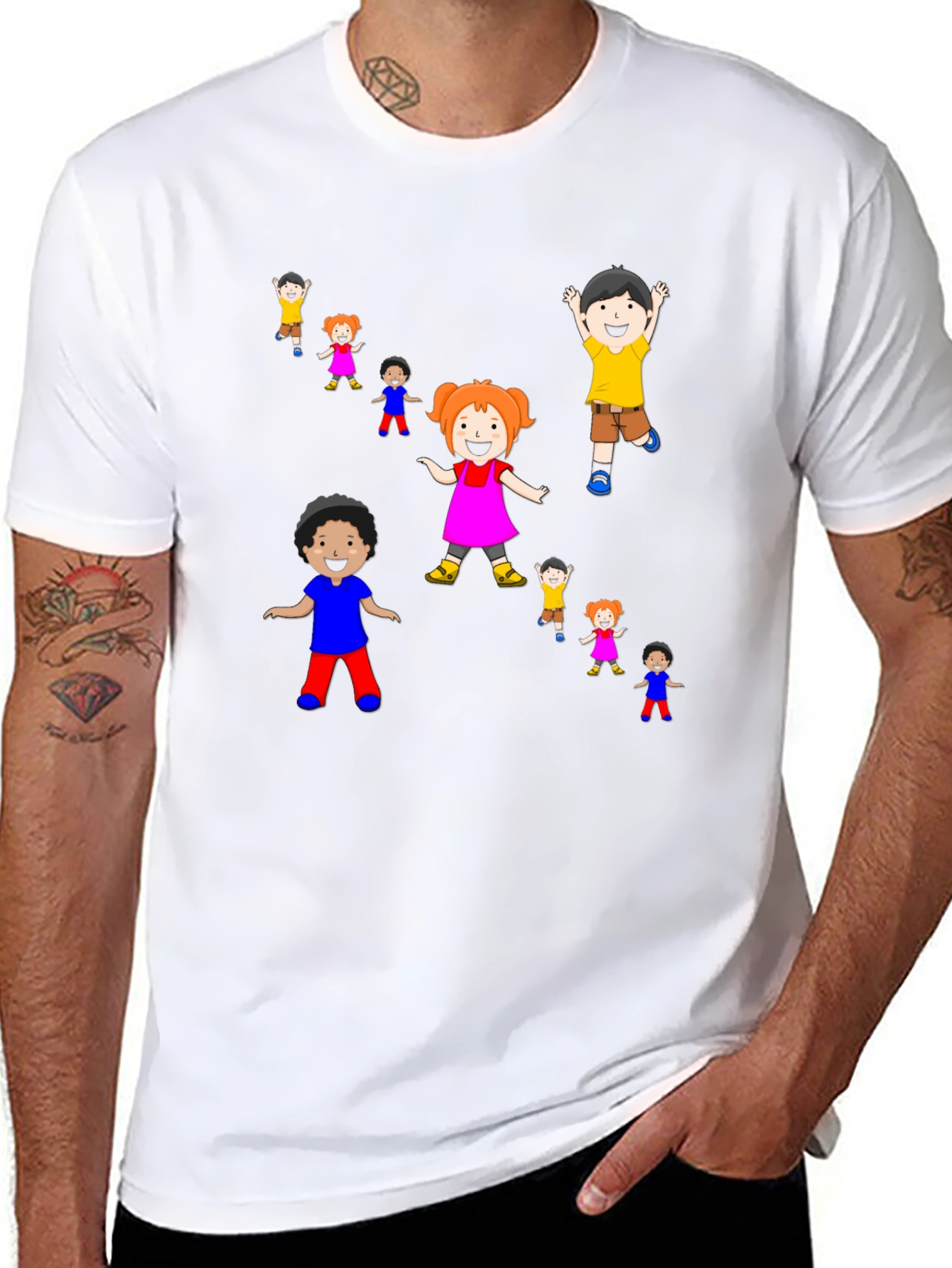 Fun Kids Graphic Print T-Shirt