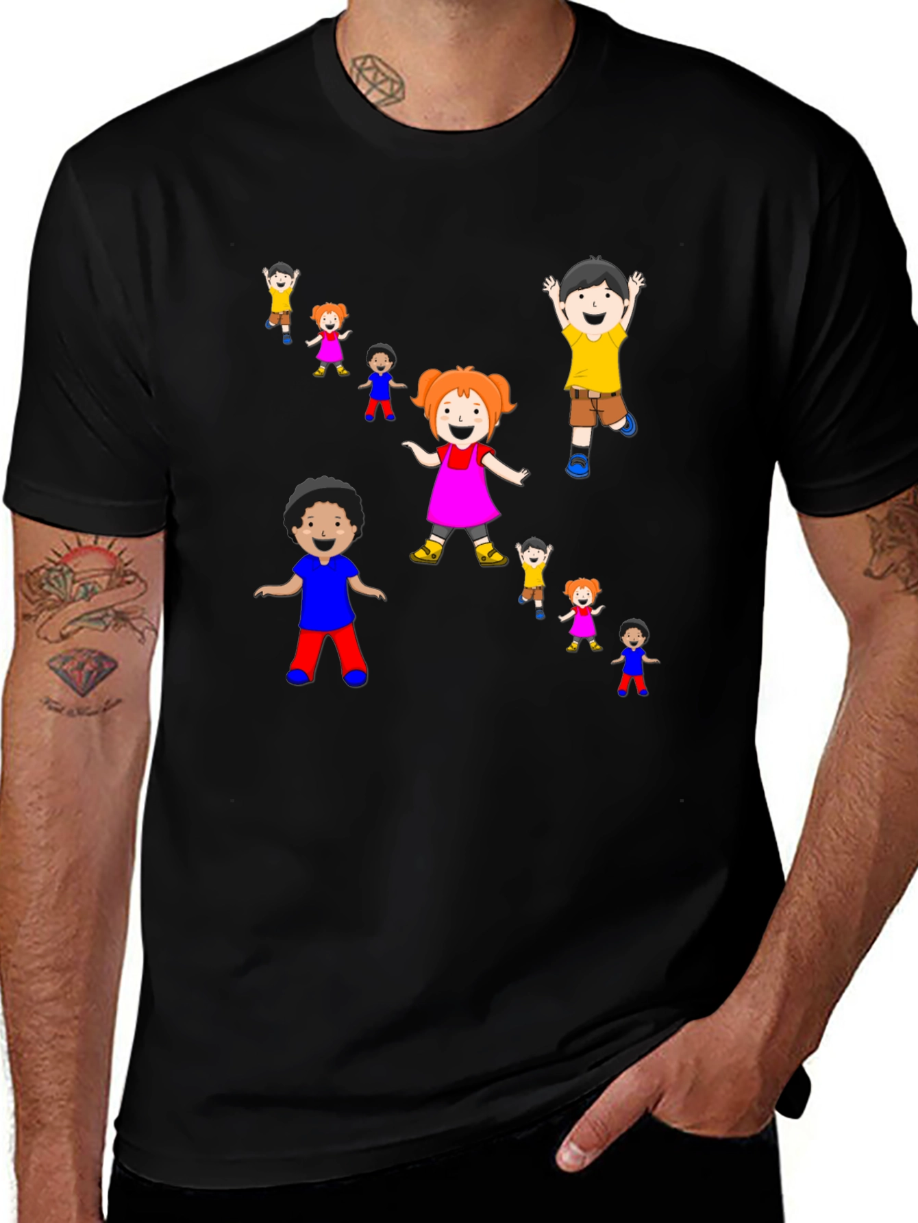 Fun Kids Graphic Print T-Shirt