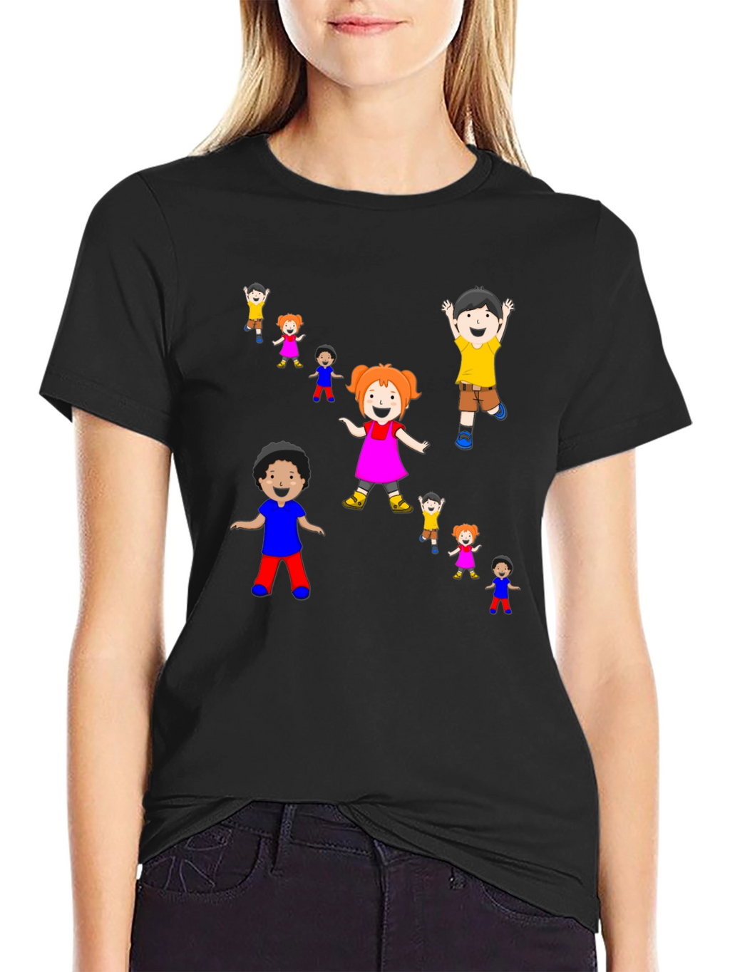 Fun Kids Graphic Print T-Shirt
