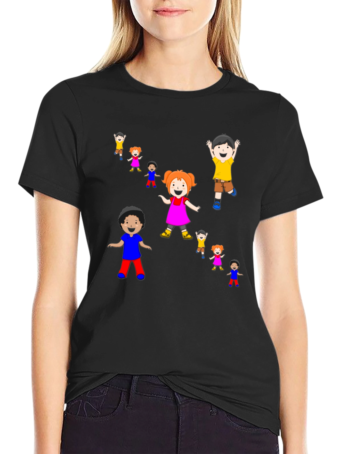 Fun Kids Graphic Print T-Shirt