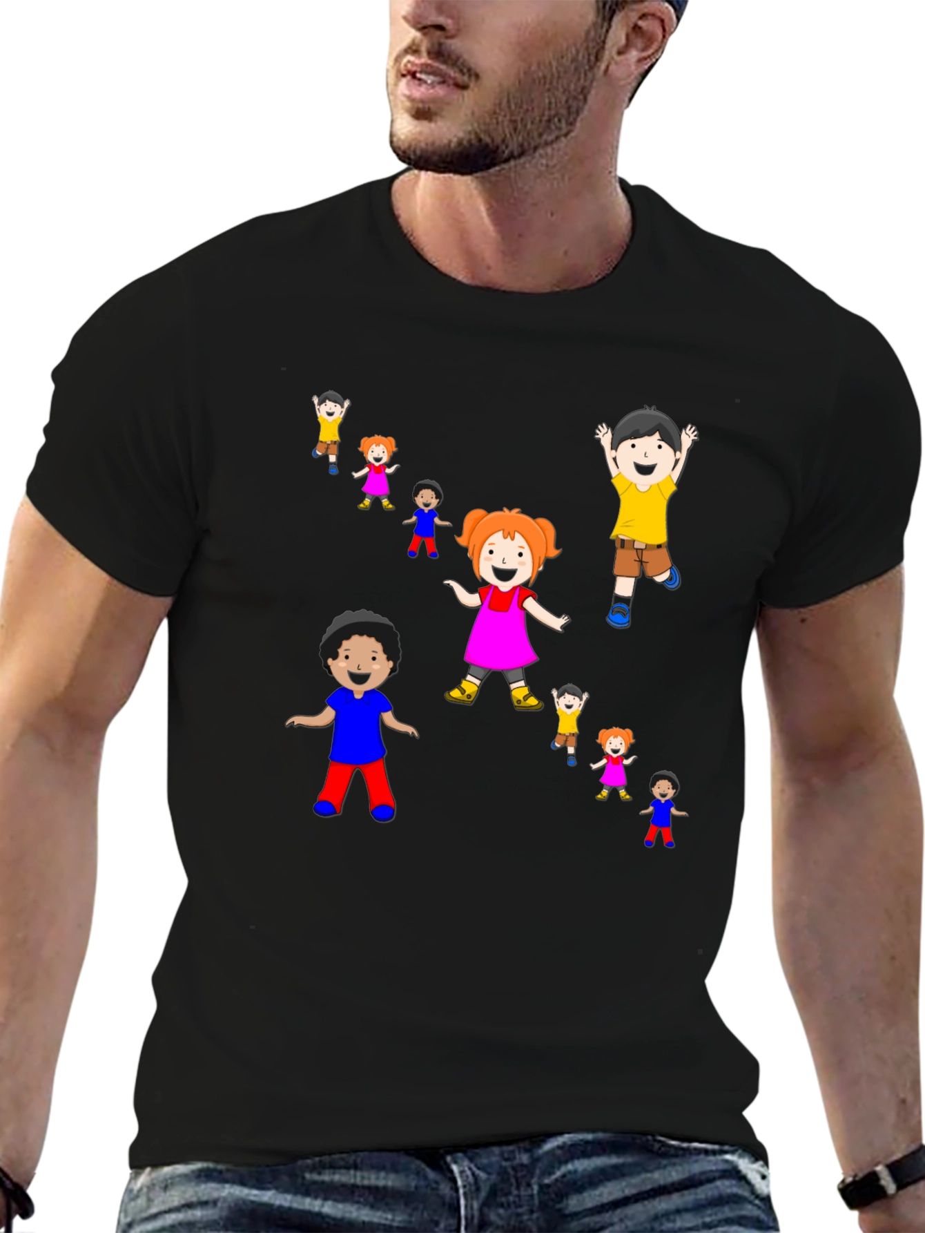Fun Kids Graphic Print T-Shirt