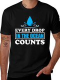 Every Drop Counts T-Shirt - Earth Day Tee