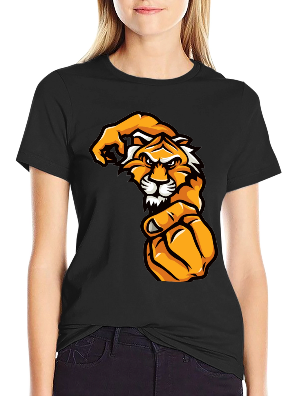 Tiger Fist Graphic Tee - Bold Streetwear