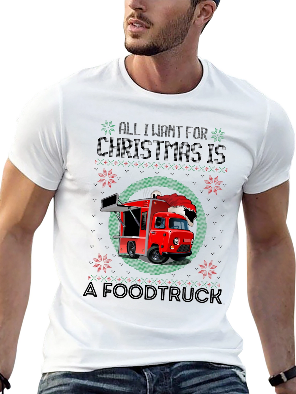 Christmas Food Truck Graphic Tee