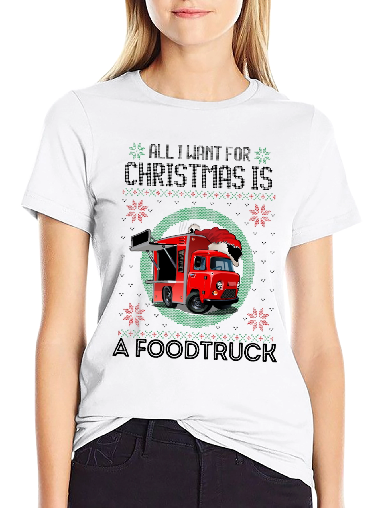 Christmas Food Truck Graphic Tee