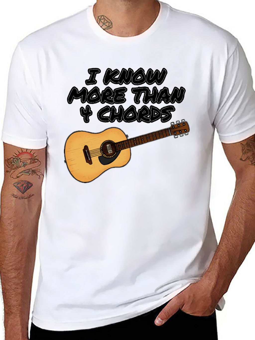 I Know More Than 4 Chords T-Shirt