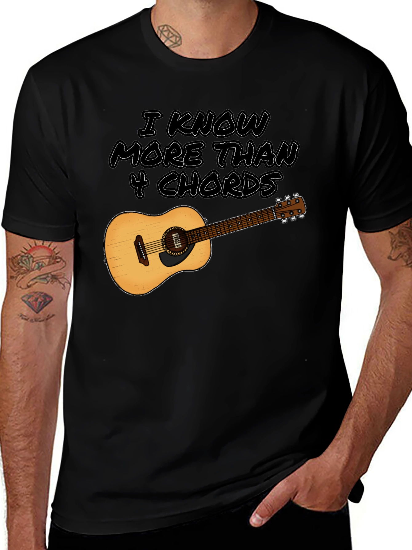 I Know More Than 4 Chords T-Shirt