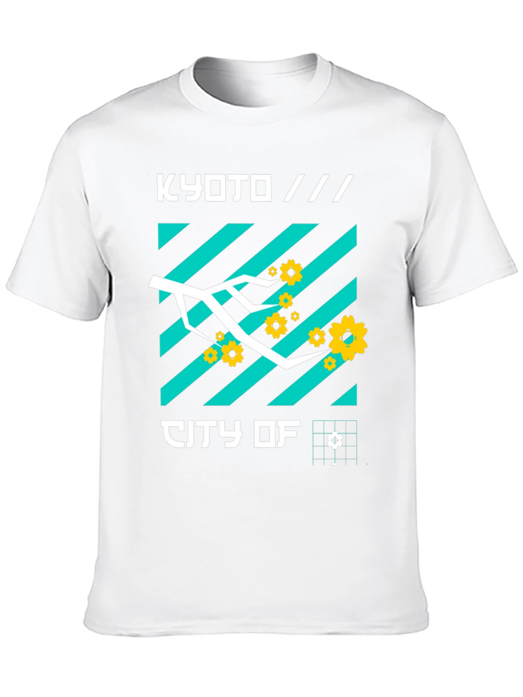 Kyoto City of Graphic Tee Modern Japan Streetwear Shirt