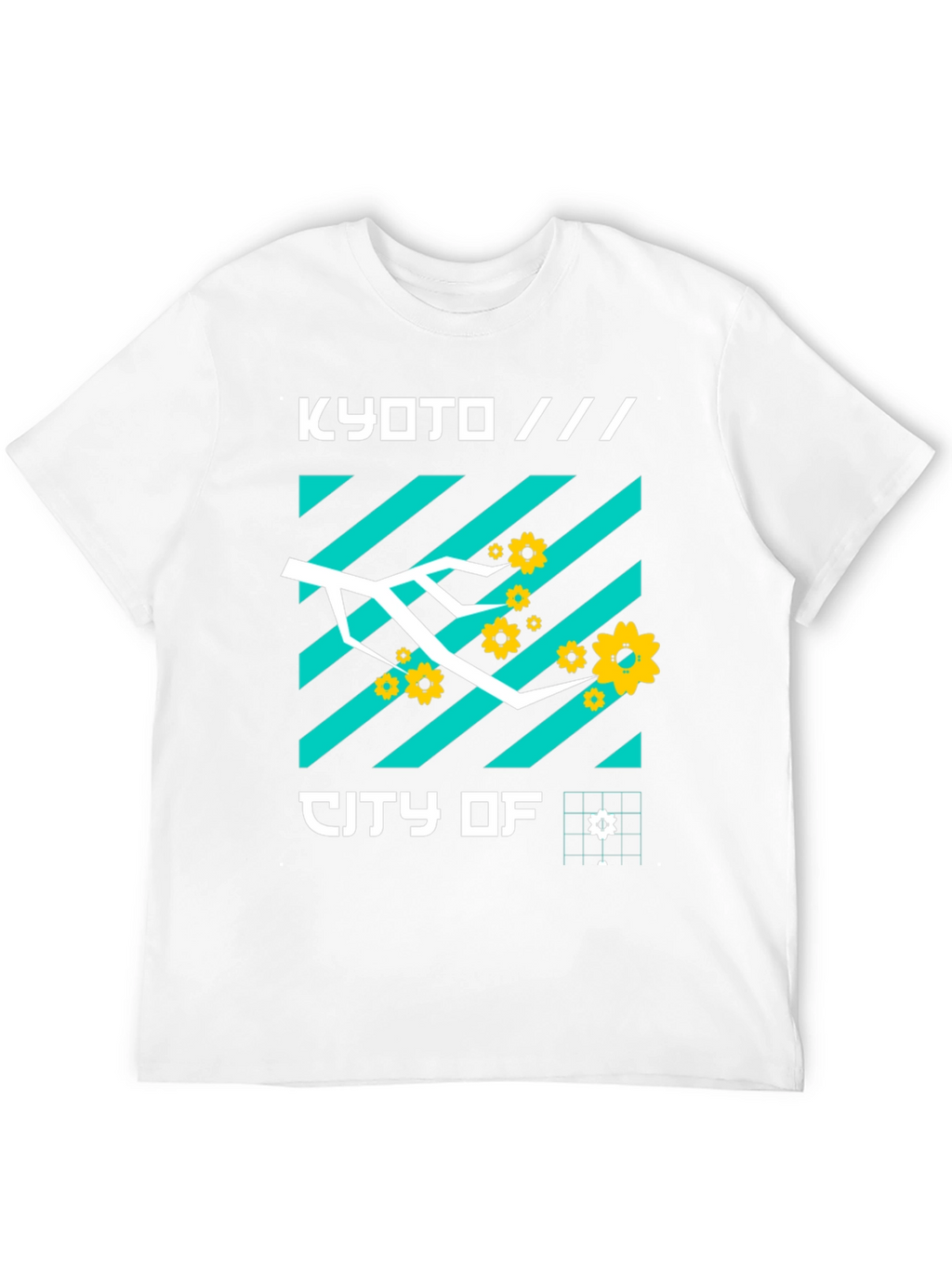 Kyoto City of Graphic Tee Modern Japan Streetwear Shirt