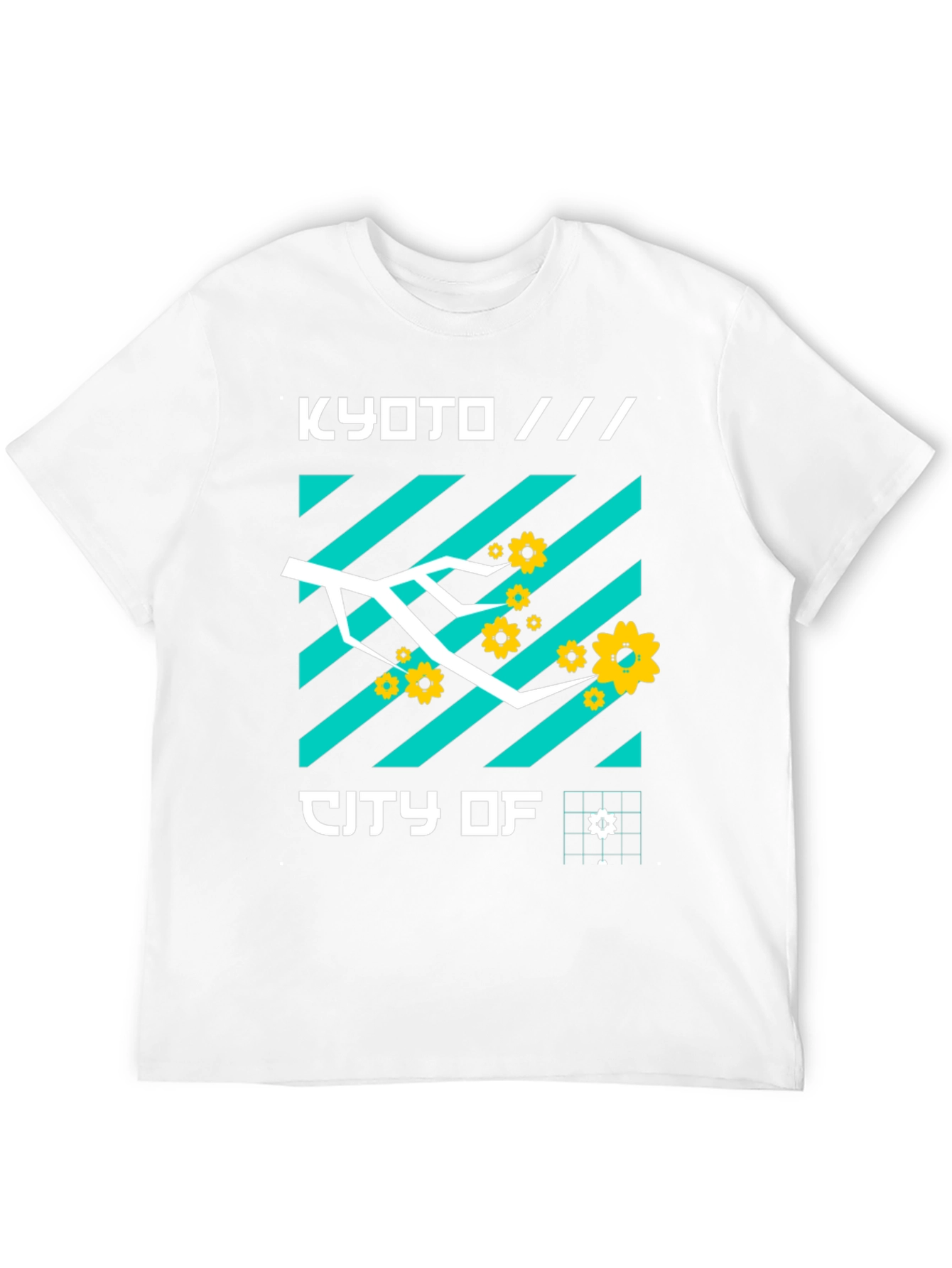 Kyoto City of Graphic Tee Modern Japan Streetwear Shirt