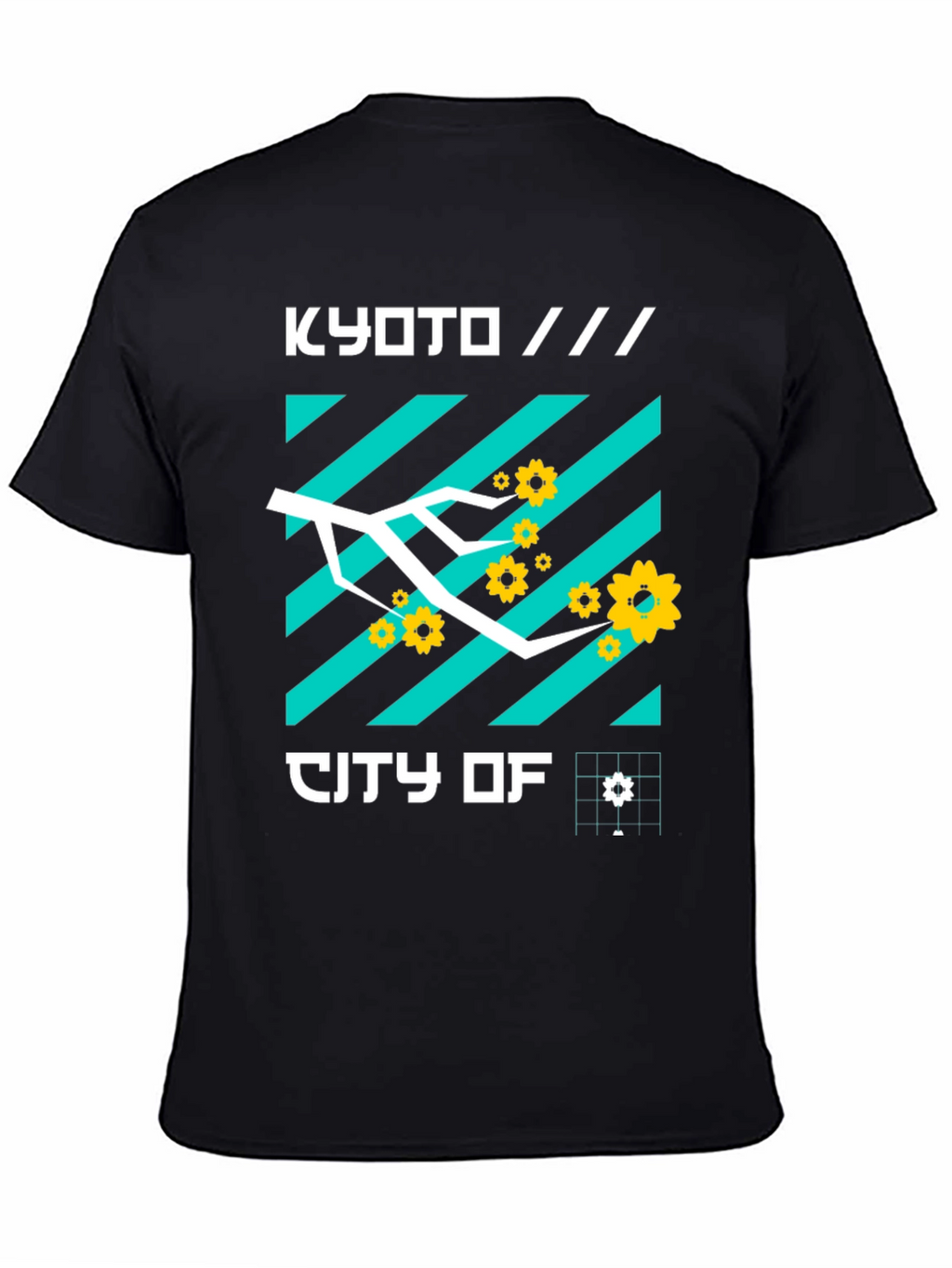 Kyoto City of Graphic Tee Modern Japan Streetwear Shirt