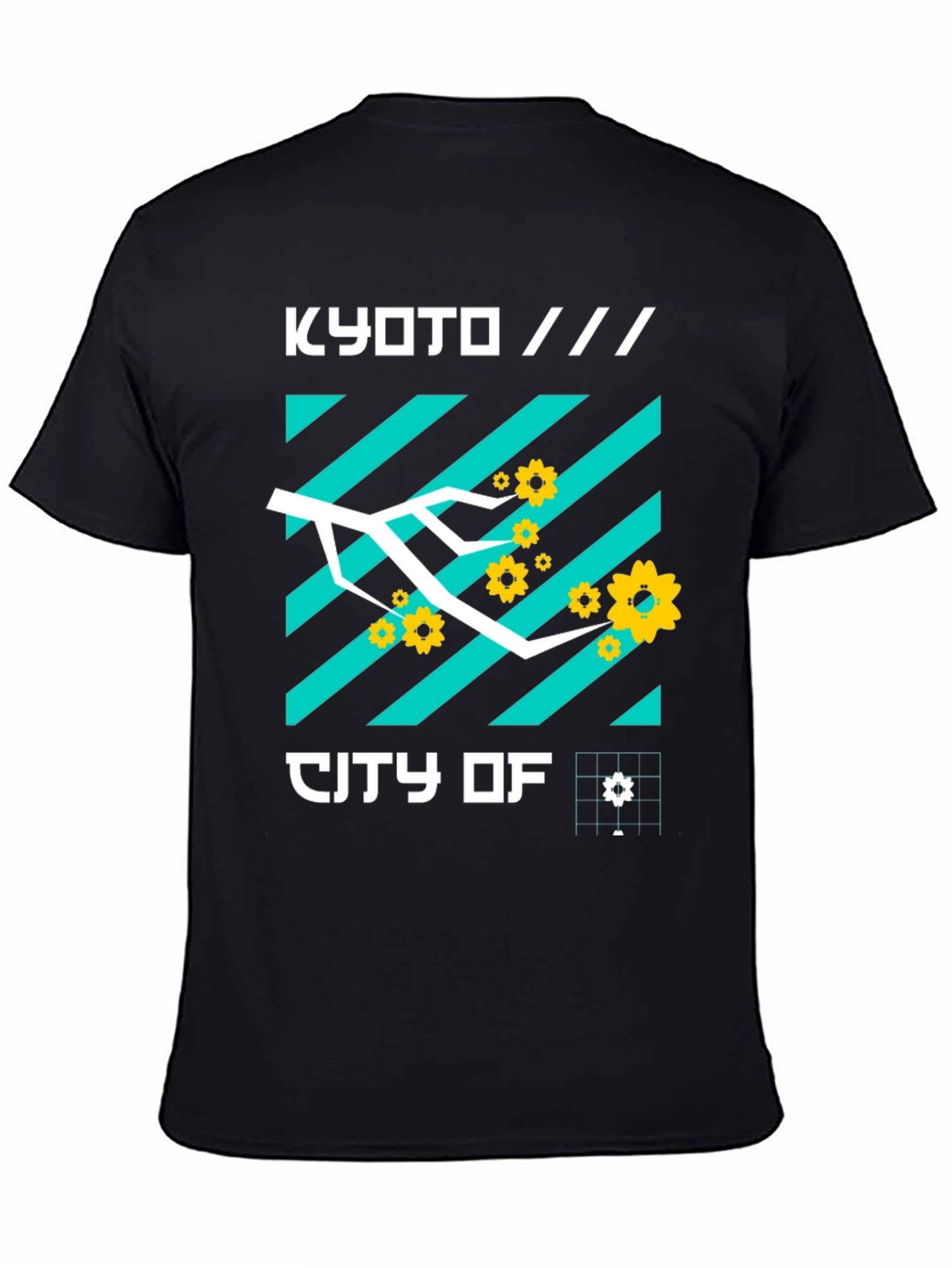 Kyoto City of Graphic Tee Modern Japan Streetwear Shirt