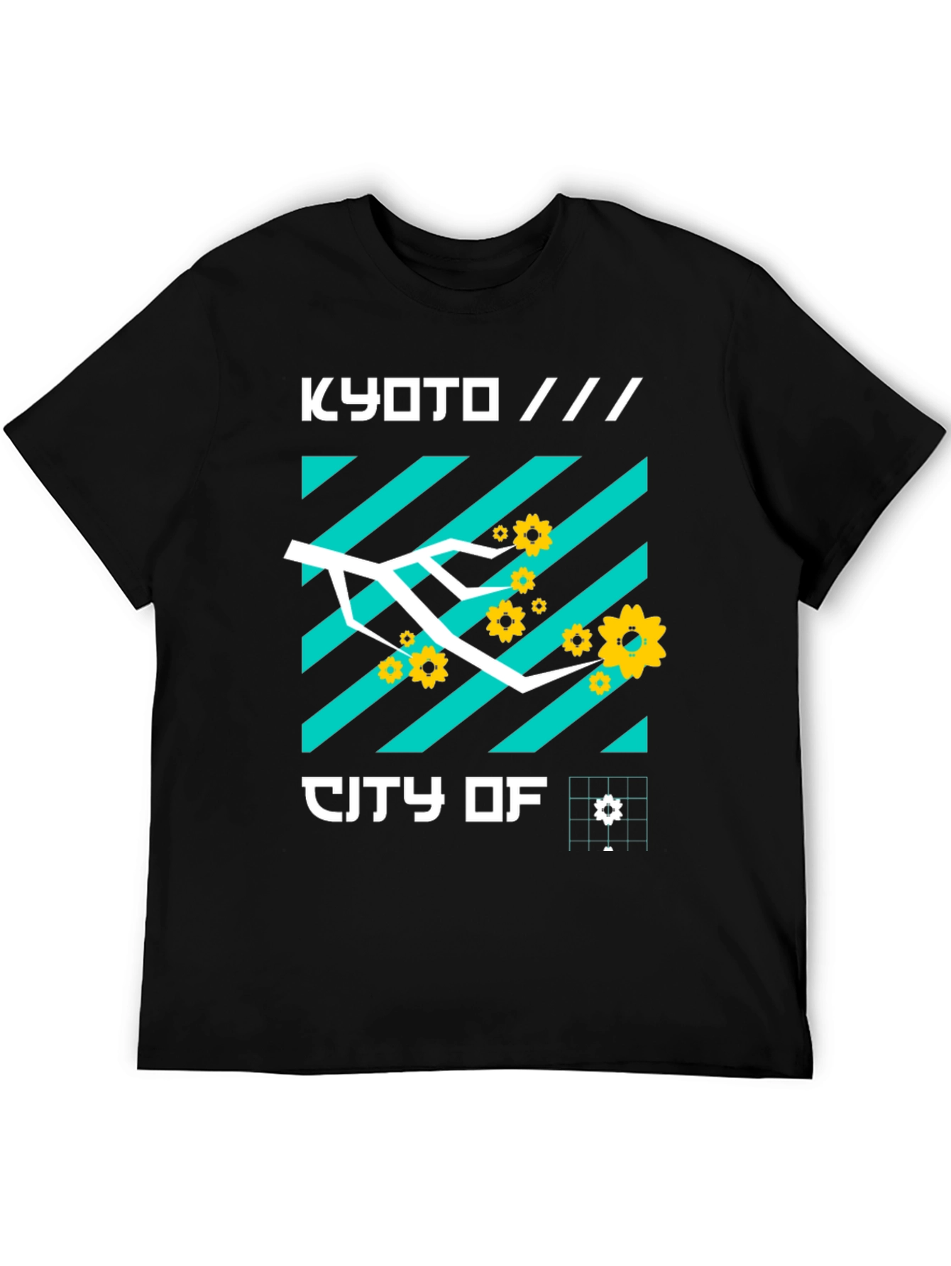 Kyoto City of Graphic Tee Modern Japan Streetwear Shirt